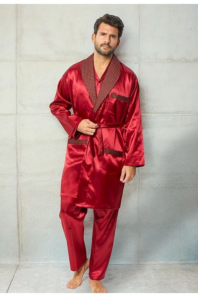 SATTENS Men's Röpteşambır 4-Piece Pajamas Set Groom Suit Dowry Set