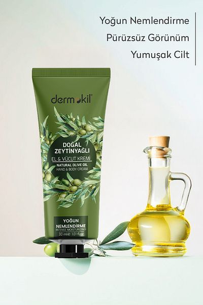 Dermokil 30 ml Olive Oil Hand and Body Cream