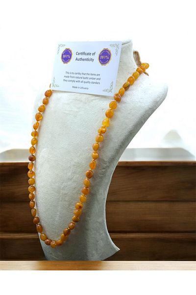 BOJI Adult Necklace - Drop Amber, Nervous Stress Troid