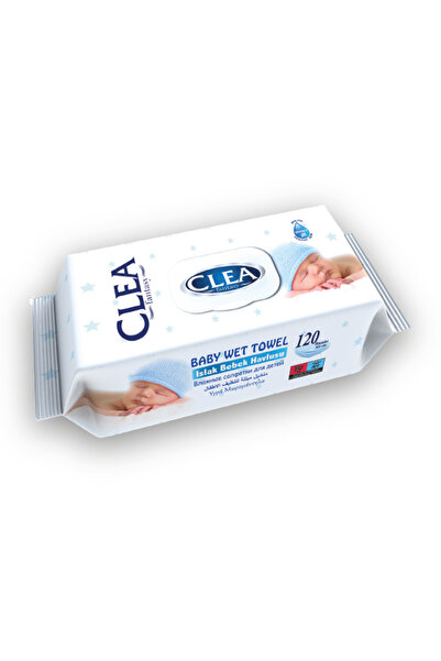 CLEA FANTASY ISLAK BEBEK HAVLUSU 120Lİ KAPAKLI(MAVİ)-