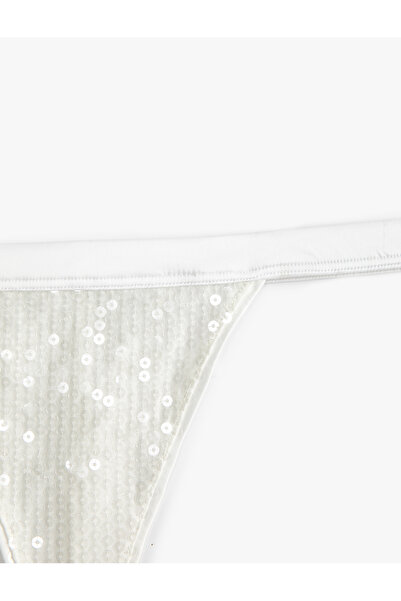 Koton Braut String Höschen mit Pailletten
