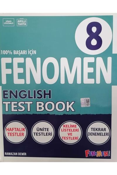 Fenomen Yayıncılık 8.Sınıf LGS English Test Book - İngilizce Soru Bankası
