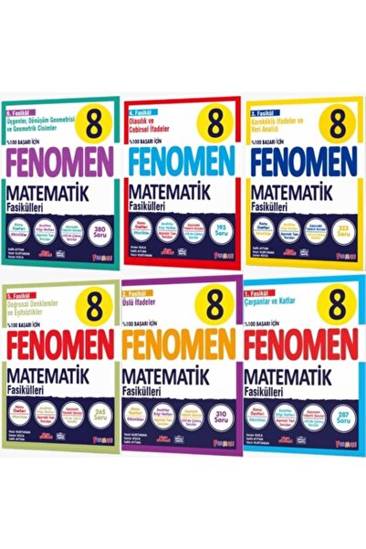 Gama Yayınları Fenomen 8.sınıf Matematik Fasikülleri 6 Fasikül Soru Bankası F...