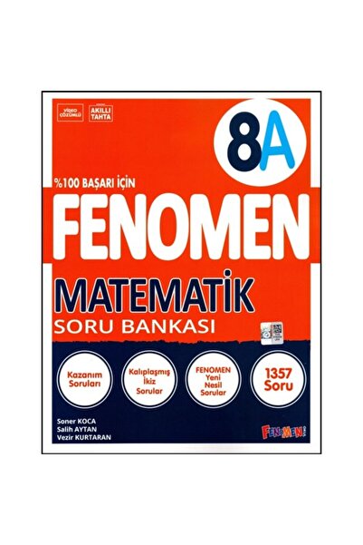Fenomen Yayıncılık Fenomen 8. Sınıf Matematik A Soru Bankası 2025 Güncel Baskı