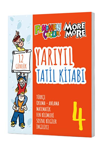 Fenomen Yayıncılık 4. Sınıf Yarıyıl Tatil Kitabı
