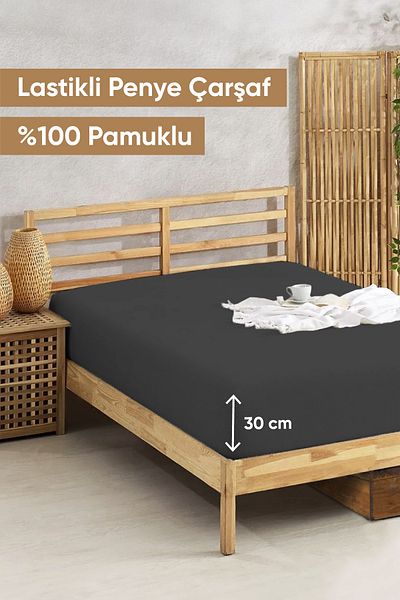 Eponj Home Cotton Combed Cotton Jersey - Single, Elastic, 100X200Cm