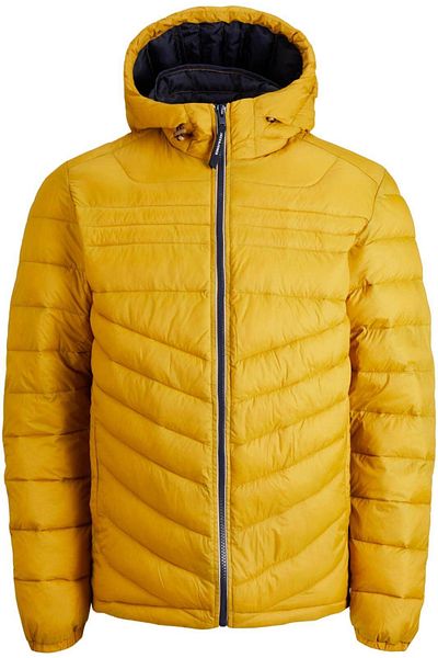 Jack & Jones Geaca JACK &JONES Hero Puffer - 12211785-Harvest Gold CONTRAST ZIP