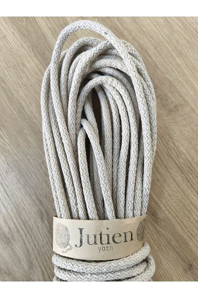 Jutien Βαμβακερό κορδόνι - 10 μέτρα μακρόστρωμα, σχοινί καλαθιού, σχοινί Sula, σχοινί σφουγγαρίστρας, σχοινί χόμπι, σχοινί κούνιας
