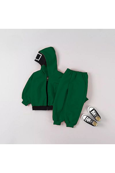 aynewmoda Set cardigan și pantaloni de trening unisex Cos Play - imprimat