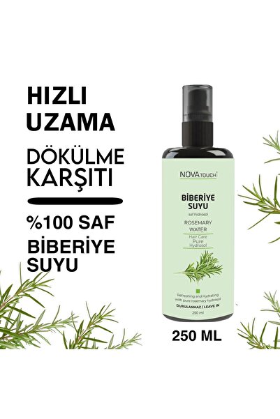 Nova Touch Keratin Biberiye Suyu Dökülme Karşıtı Ve Saç Uzamasını Destekleyic...