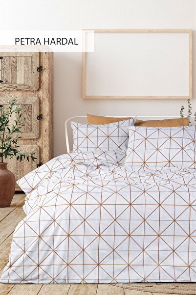 İyi Geceler İstanbul Σετ Παπλωματοθήκη Διπλό 100% Βαμβάκι Petra