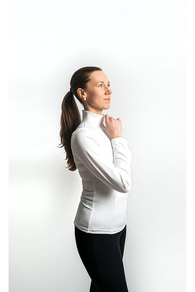ALPHARİDER White Rider Blouse Tournament Stand Collar Atlıspor