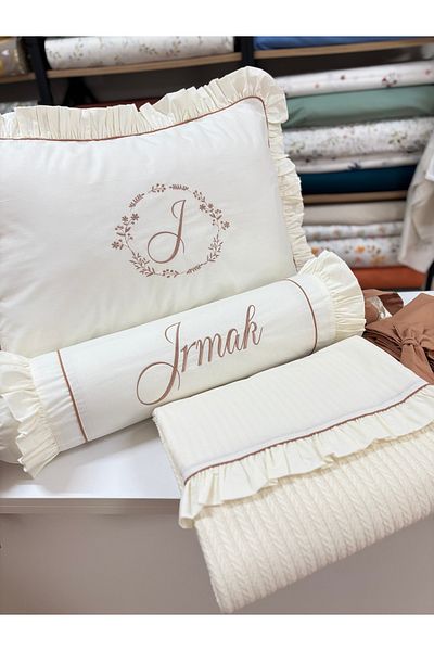 GAYE EV TEKSTİLİ Single Pique Pillow - Candy Color, 100% Cotton, Oeko-Tex Certified