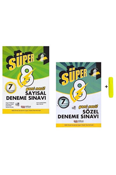 Nitelik Yayınları Nitelik 8.sınıf Yeni Nesil Süper Sözel 7 Deneme
