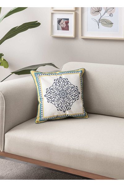 SWITA Double Premium Decorative Punch & Fringe Special Design Throw Pillow Cover