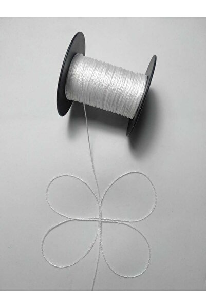 Eskişehir hobi sanat 0,8 mm 20 metri șir de rugăciune culoare albă