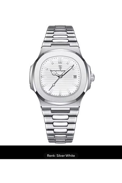 POEDAGAR Men's Wrist Watch - Luxury Classic Design, Pa&Tekss Model, Stylish Bracelet Gift