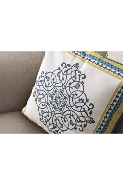 SWITA Safran Harmonia Premium Bias Single Decorative Special Design Throw Pillow Cover