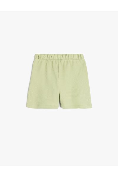 Koton Pantaloni scurți din bumbac cu buzunar elastic în talie