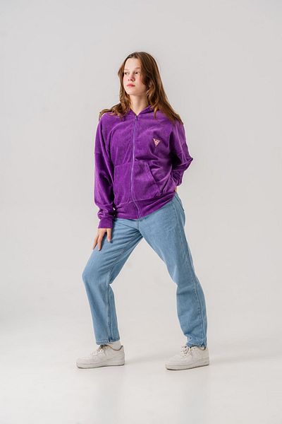 HAUSEkids Κοριτσίστικο 8-15 ετών Premium Velvet Jean - Μωβ