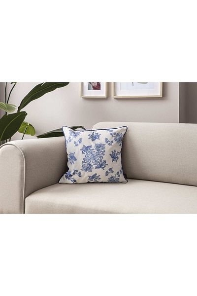 SWITA Blue Dreams Premium Piping Husă de pernă decorativă unică cu design special