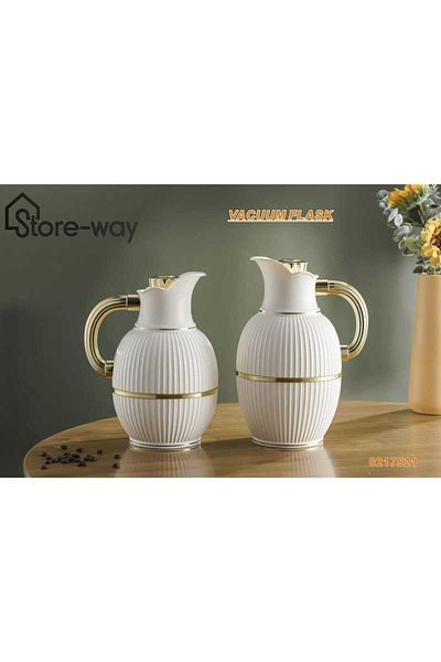 Storeway Tea&Cawa Vacuum Thermos Set - 1.0+0.7 LTR