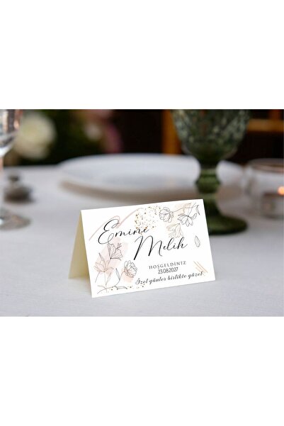 43 cici süsler organizasyon Masa Kartı  Söz, Nişan, Düğün, Kına 16 Adet