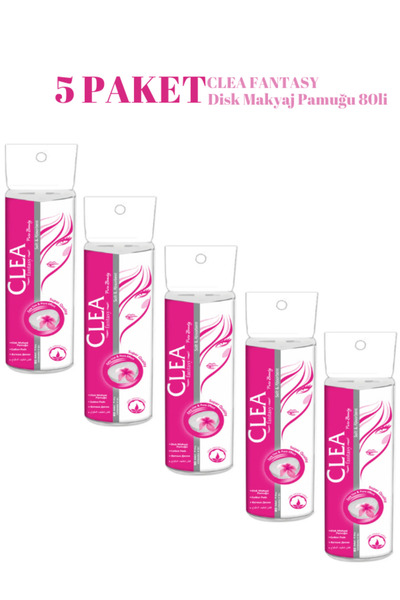 CLEA Fantasy Makyaj Pamuğu 5Li Set