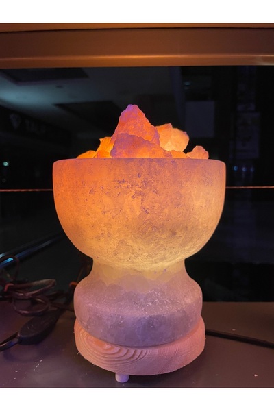 TuzAvm Ateş Kadehi Tuz Lamba