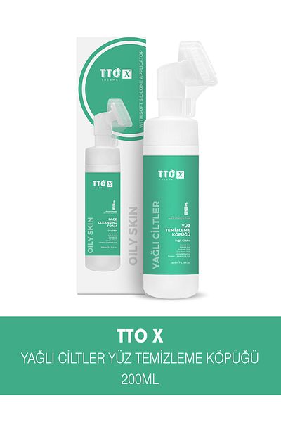 TTO X Special Face Foam with Tea Tree Applicator for Oily Skin (Lansmana Special Price)