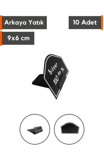 Şeffaf Etiket ملصق أسود مزخرف مقاس 9 × 6 سم - ملصق قابل للمسح، علامة عرض حلوى...