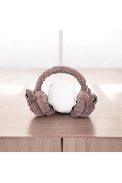 CNS Concept Unisex Premium Pikachu Plush Earphones - Dark Pink Adult and Child
