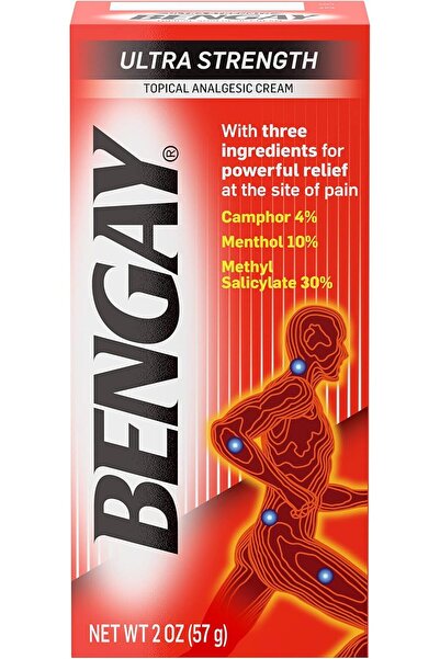 Bengay Ultra Strength Topical Cream Güçlü Ağrı Giderici Krem 2 oz 57 gr | USA