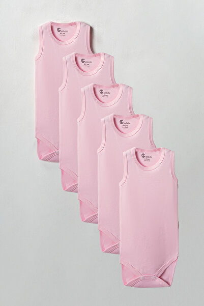 CemBebe Büyük Boy Çocuk Çıtçıtlı Body 2-3-4-5-6-7-8-9 Yaş Çocuk Body (5 Adet)