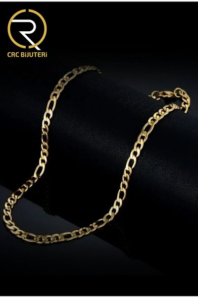 Crc Bijuteri Unisex Steel Gold Necklace