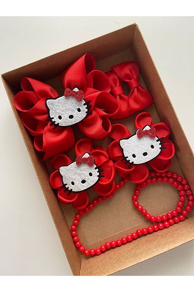 Hello Kitty Hello Kity Buckle, Bracelet, Necklace Gift Set