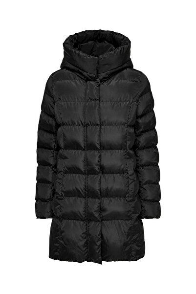 ONLY Дамско дълго пухено палто с качулка - 15304782