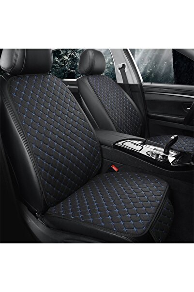 TEKNOCLUB طقم وسادة لمقعد السيارة مع جيب من الريش التايلاندي ونسيج مضاد للتعر...