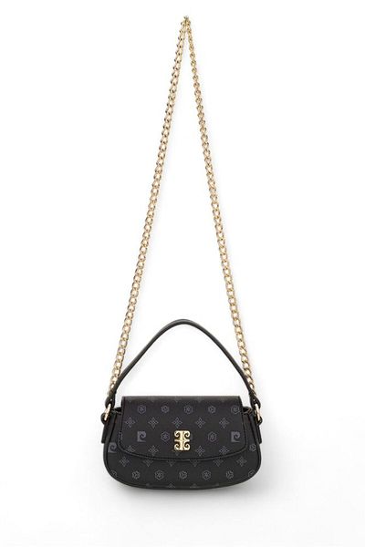 Pierre Cardin Monogram Black Women's Handbag 05pc24y517-mn