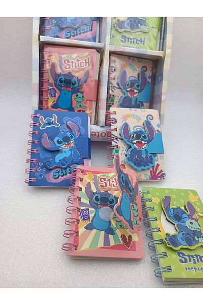 Meyra Accessories 1 Luxury Mini Notepad - Stitch Cover, Agenda Cute Gift Model