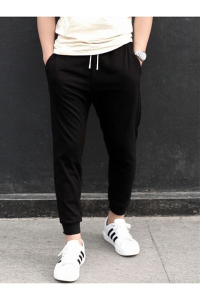 DEEPSENCE Ανδρικό μαύρο JOGGER Φούτερ Slimfit Mold