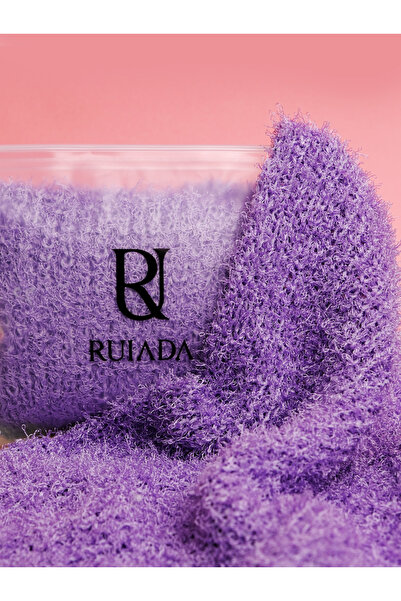 RUIADA Extra Esnek Mor Banyo Lifi Tüm Cilt Tiplerine Uygun Duş Lifi - Unisex ...