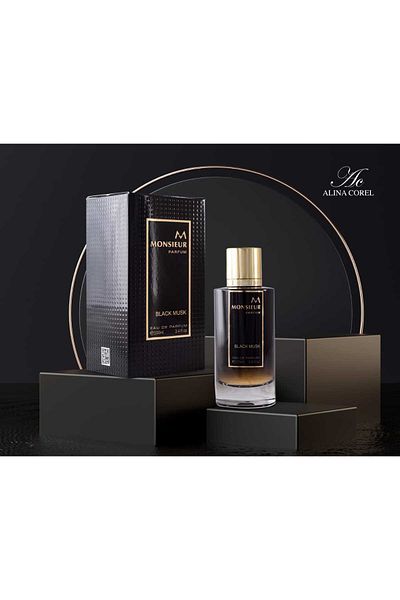 Alina Corel Monsieur Black Musk For Unisex By Alina Corel Eau De Parfum - 100ML