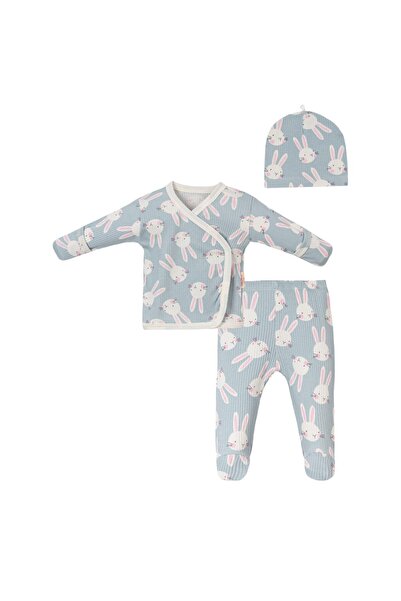 Momercy Yenidoğan Kız Bebek 3lü Zıbın Set Hastane Çıkışı