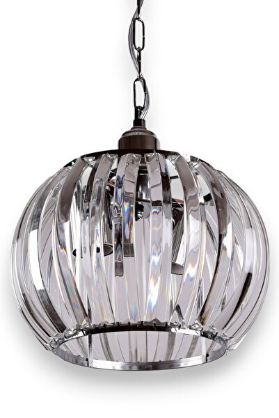 KORKMAZ KLAS KORKMAZ KLAS CAM AYDINLATMA TURYA 2Lİ MODERN LÜX KRİSTAL AVİZE