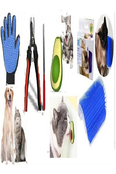 Catit Cat Grooming Kit with Avocado Cat Licking Toy and Nail Clippers