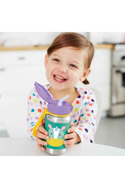 Skip Hop Unicorn Pipetli Çelik Suluk