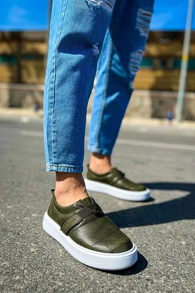 TB Terzi Bey Tb147 Cbt Dobeny Men's Shoes Khaki