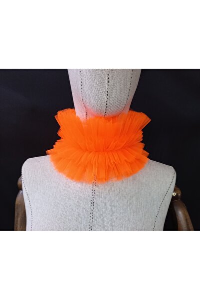 Qrsln Νέον Πορτοκαλί Ισαμπέλα Κοσπλαϊ - Πάρτι με βολάν στο λαιμό