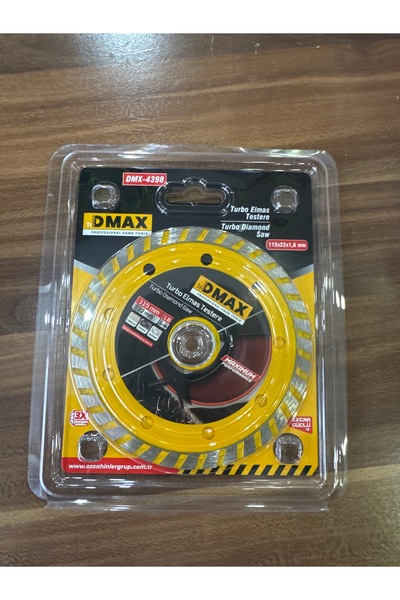DMAX TURBO FLANŞL ELMAS KESİCİ SERAMİK MERMER FAYANS KESİCİ 115mm
